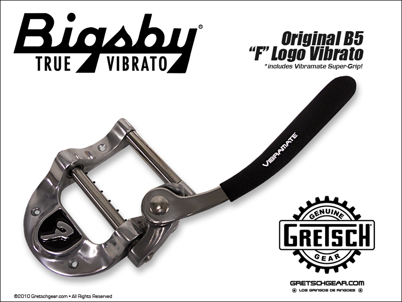 Bigsby B5 "F" Logo Vibrato - Click Image to Close