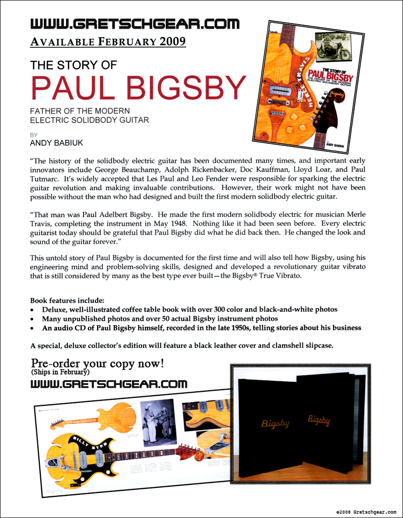 Bigsby Book - Collector Edition - Click Image to Close