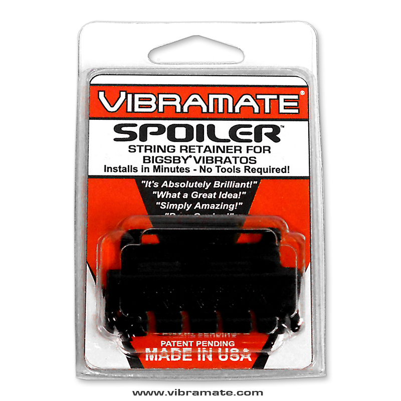 Vibramate String Spoiler - Black - Click Image to Close