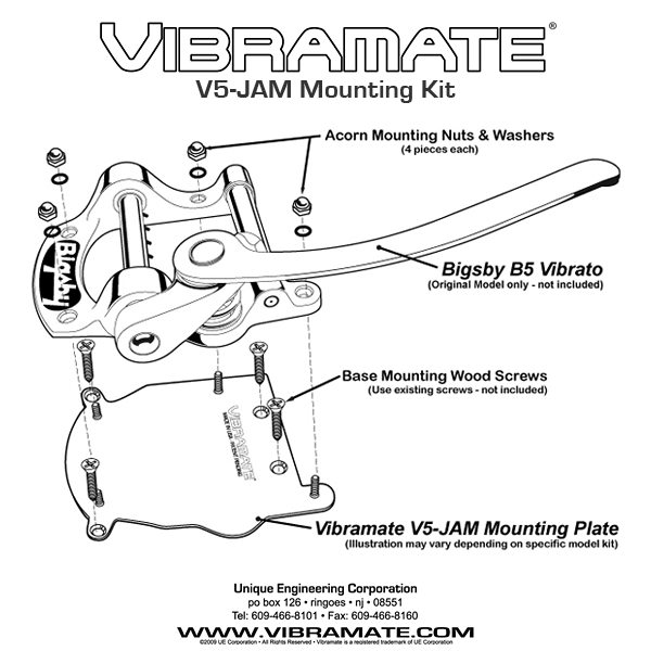 Vibramate V5-JAM Mounting Kit - Click Image to Close