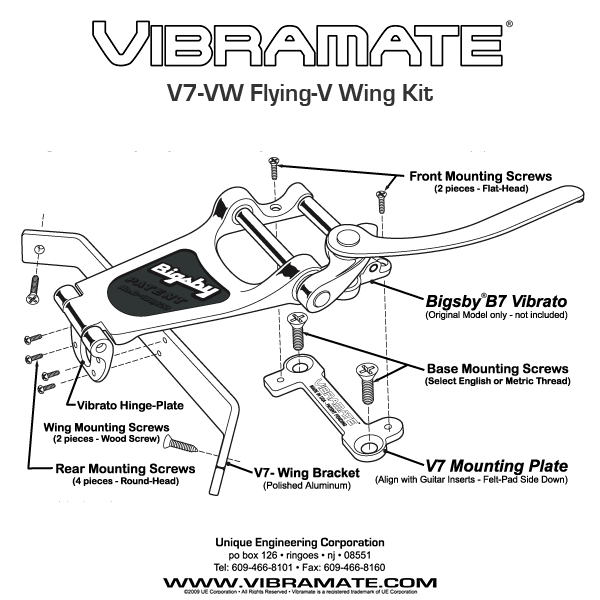 Vibramate V7 Flying-V Kit - Click Image to Close