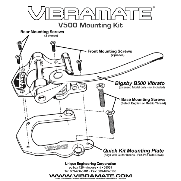 Vibramate V500B Black Kit - Click Image to Close